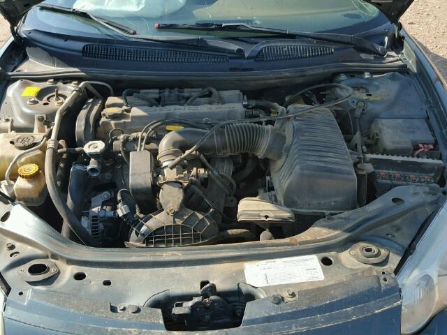 1C3EL45XX4N189313 - 2004 CHRYSLER SEBRING LX GREEN photo 7