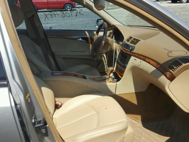 WDBUF87XX8B309202 - 2008 MERCEDES-BENZ E 350 4MAT TAN photo 5