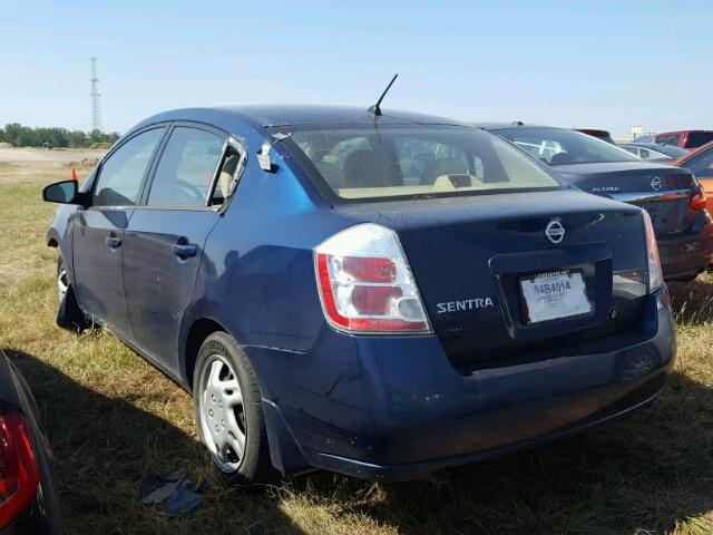 3N1AB61E78L758429 - 2008 NISSAN SENTRA 2.0 BLUE photo 3