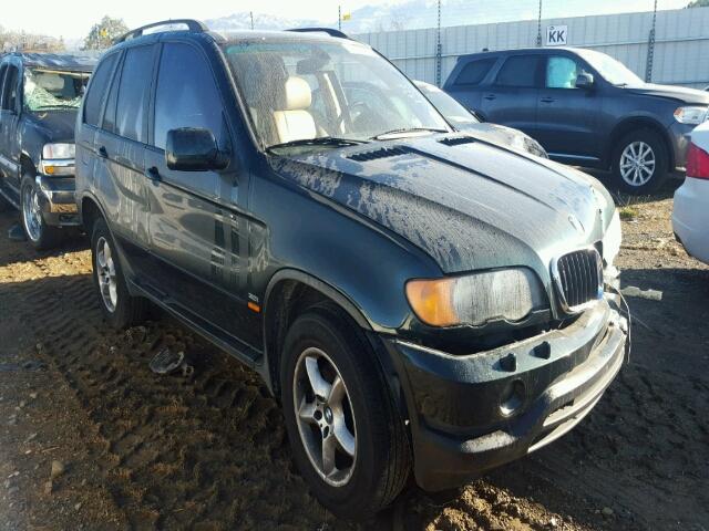 5UXFA53573LV84667 - 2003 BMW X5 3.0I GREEN photo 1