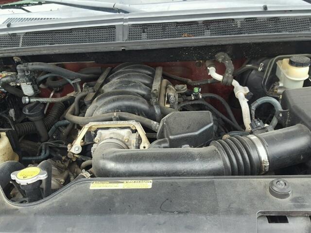 1N6AA07B04N546182 - 2004 NISSAN TITAN MAROON photo 7