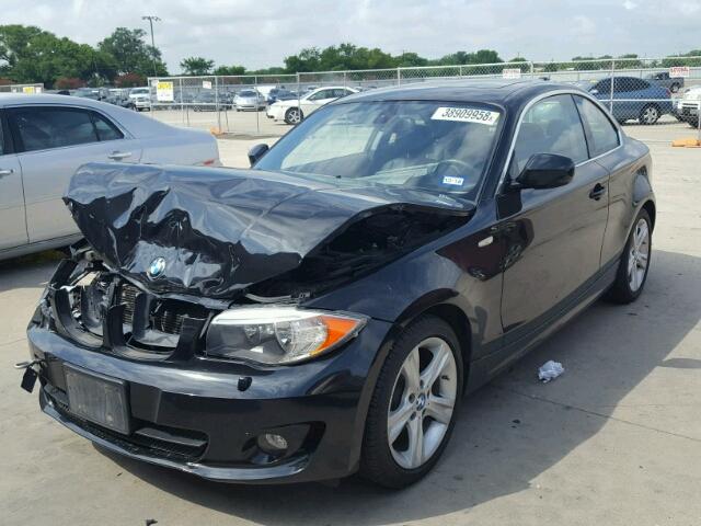 WBAUP7C52CVP22345 - 2012 BMW 128 I BLACK photo 2