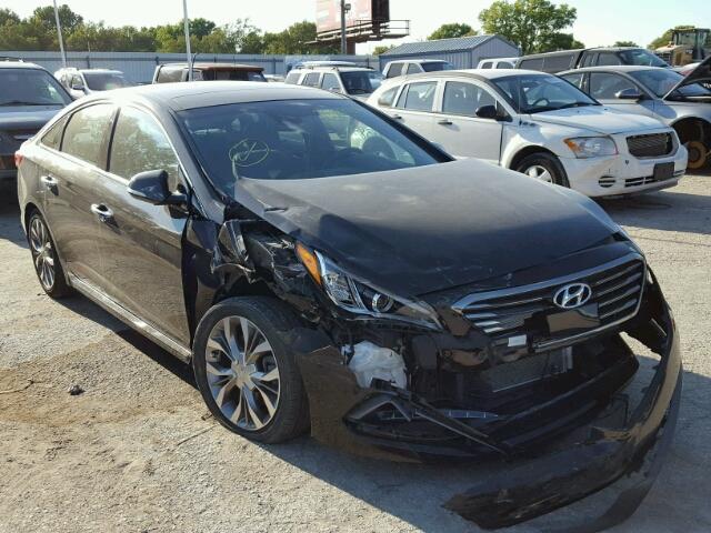 5NPE34AB4FH109318 - 2015 HYUNDAI SONATA SPO BLACK photo 1