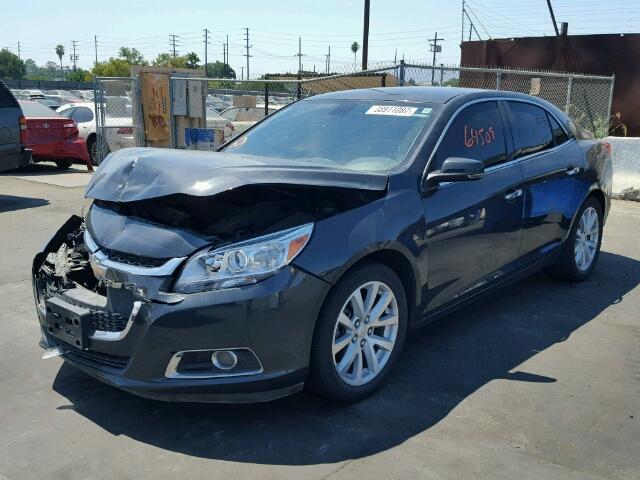 1G11H5SL0EF262390 - 2014 CHEVROLET MALIBU LTZ GRAY photo 2