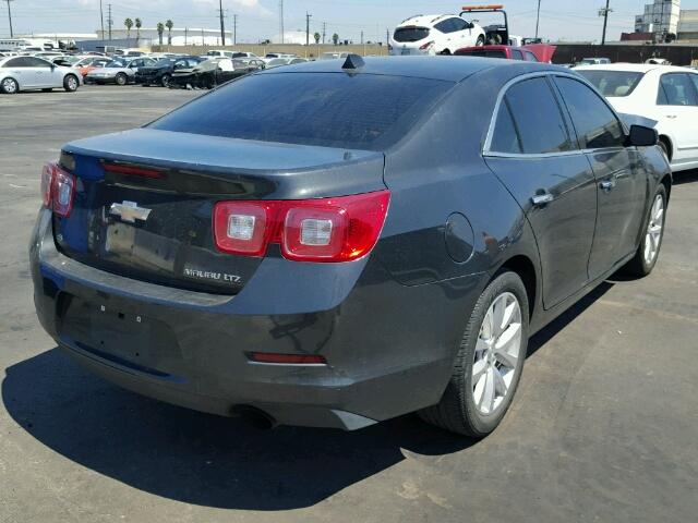 1G11H5SL0EF262390 - 2014 CHEVROLET MALIBU LTZ GRAY photo 4