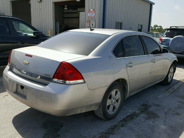 2G1WT58K681245446 - 2008 CHEVROLET IMPALA LT SILVER photo 4