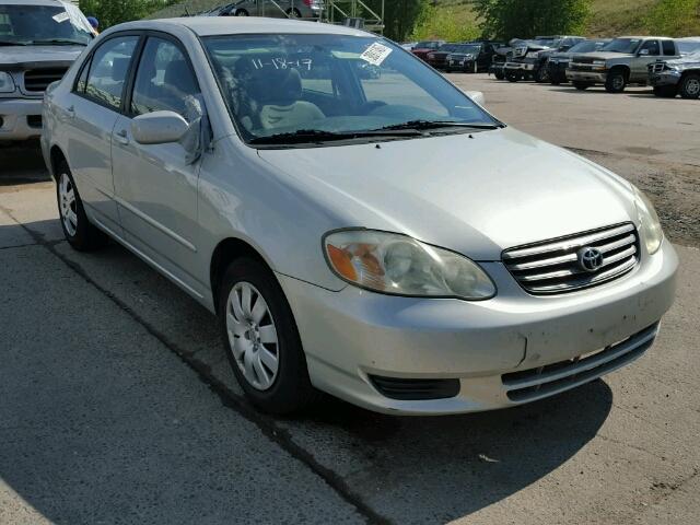 1NXBR32E73Z045566 - 2003 TOYOTA COROLLA GRAY photo 1