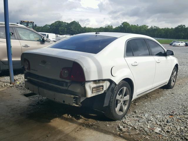 1G1ZC5E12BF234436 - 2011 CHEVROLET MALIBU 1LT WHITE photo 4