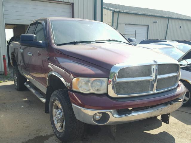 3D7KU28D73G746533 - 2003 DODGE RAM 2500 S BURGUNDY photo 1