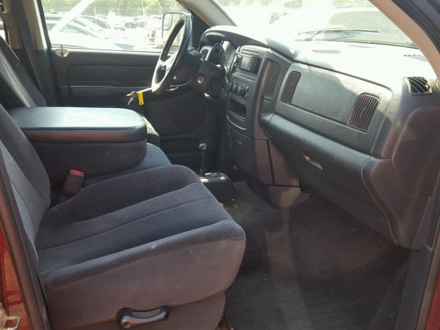 3D7KU28D73G746533 - 2003 DODGE RAM 2500 S BURGUNDY photo 5
