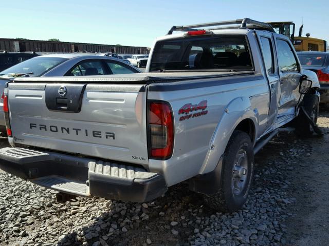 1N6ED29Y84C428673 - 2004 NISSAN FRONTIER C WHITE photo 4