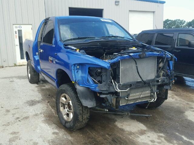 3D7KS28C57G758814 - 2007 DODGE RAM 2500 S BLUE photo 1