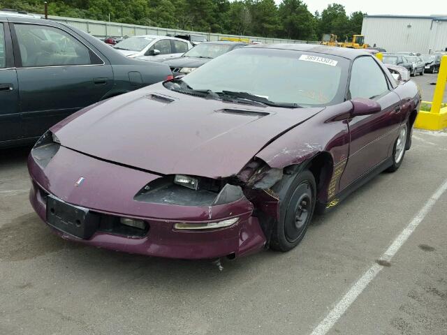 2G1FP22S0S2179635 - 1995 CHEVROLET CAMARO PURPLE photo 2