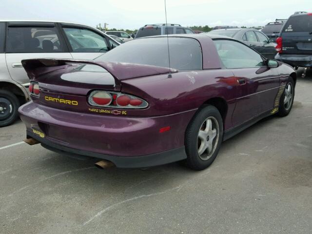 2G1FP22S0S2179635 - 1995 CHEVROLET CAMARO PURPLE photo 4