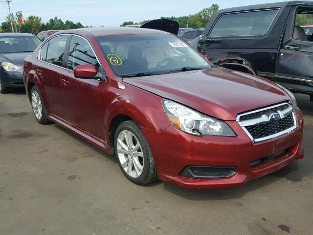 4S3BMBB63D3032410 - 2013 SUBARU LEGACY 2.5 BURGUNDY photo 1