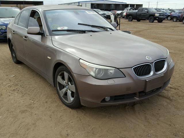 WBANF73507CU28225 - 2007 BMW 530 XI Brązowy zdjęcie 1
