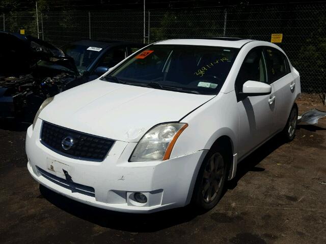 3N1AB61E38L688122 - 2008 NISSAN SENTRA 2.0 WHITE photo 2