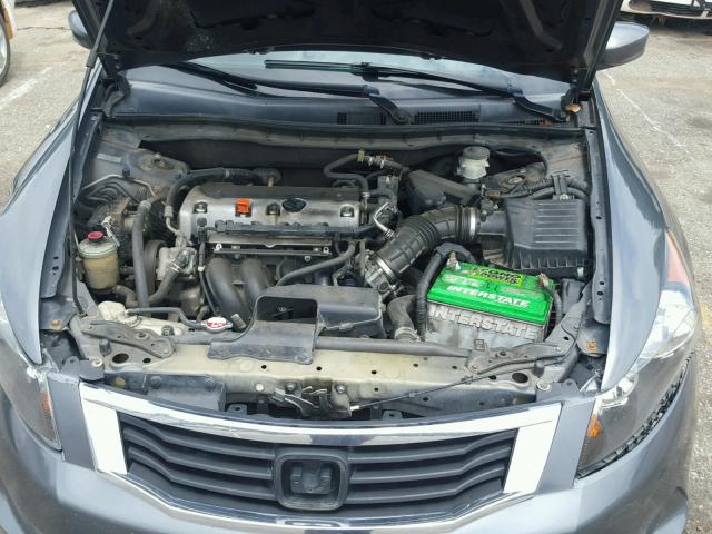 1HGCP26489A002361 - 2009 HONDA ACCORD LXP GRAY photo 7