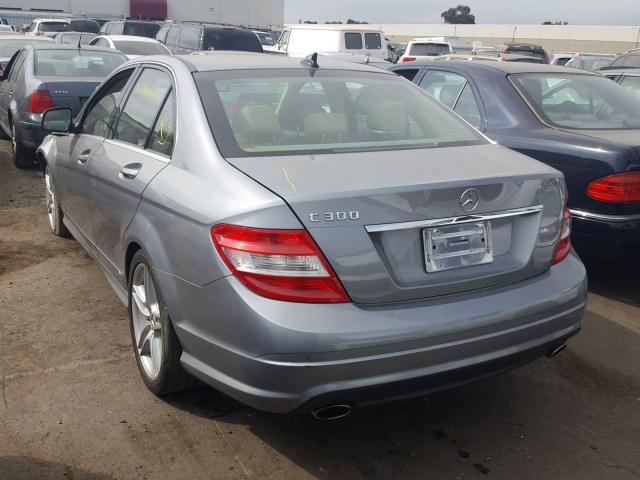 WDDGF54X79F231155 - 2009 MERCEDES-BENZ C 300 GRAY photo 3