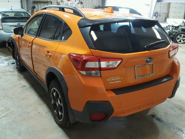 JF2GTADC2JH239764 - 2018 SUBARU CROSSTREK ORANGE photo 3