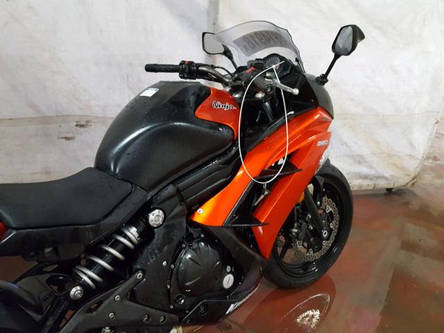 JKAEXEE17EDA16533 - 2014 KAWASAKI EX650 E ORANGE photo 5