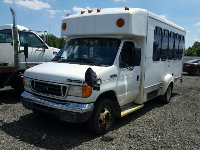 1FDWE35L17DB47524 - 2007 FORD E350 SUPER WHITE photo 2