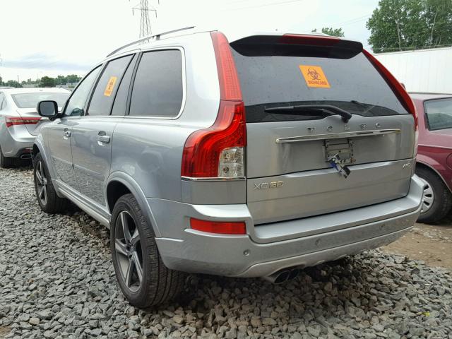 YV4952CT0D1629961 - 2013 VOLVO XC90 R DES SILVER photo 3