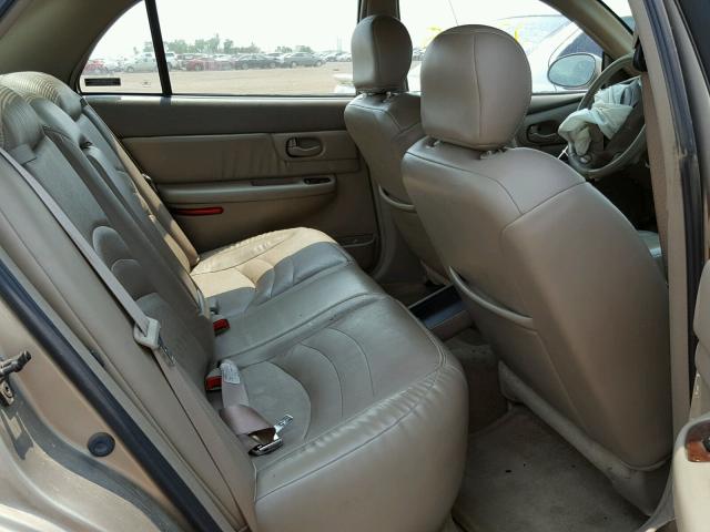 2G4WY55J411308310 - 2001 BUICK CENTURY LI GOLD photo 6