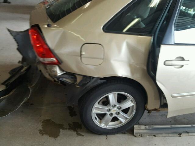 1G1ZT61876F149770 - 2006 CHEVROLET MALIBU MAX TAN photo 9
