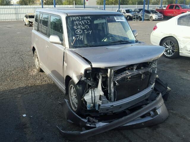 JTLKT324664113541 - 2006 TOYOTA SCION XB GRAY photo 1