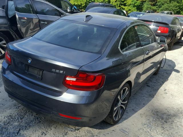 WBA1F5C53EV246099 - 2014 BMW 228 I CHARCOAL photo 4