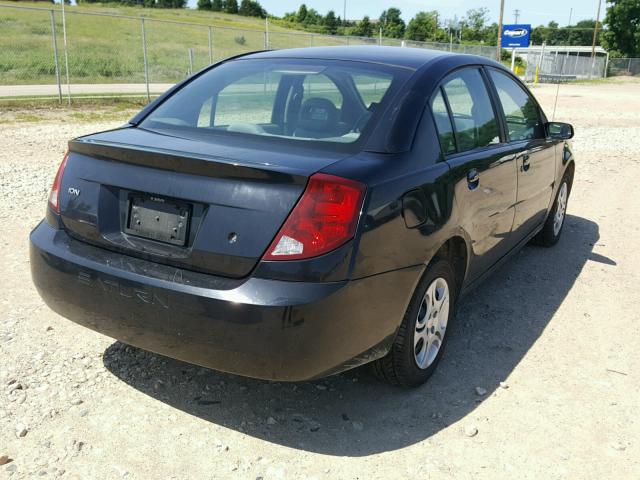 1G8AJ52F84Z150434 - 2004 SATURN ION LEVEL BLACK photo 4