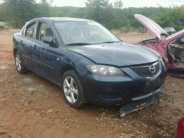 JM1BK12F841166549 - 2004 MAZDA 3 I GREEN photo 1