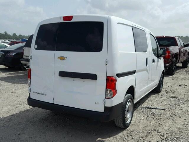 3N63M0YN2FK703678 - 2015 CHEVROLET CITY EXPRE WHITE photo 4