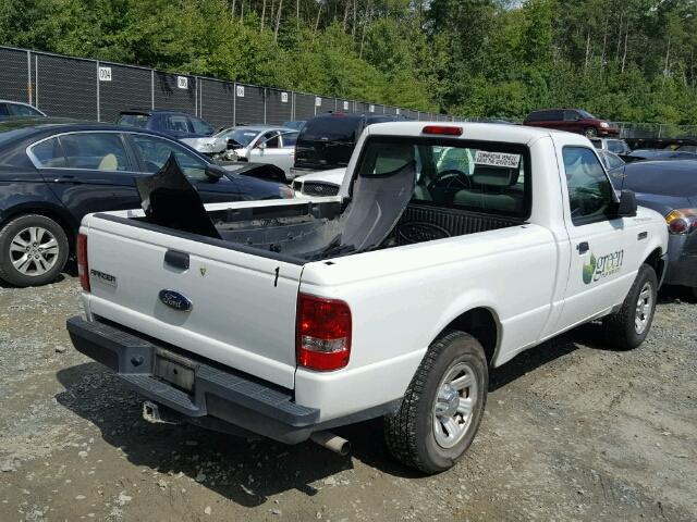 1FTKR1AD5BPA37691 - 2011 FORD RANGER WHITE photo 4