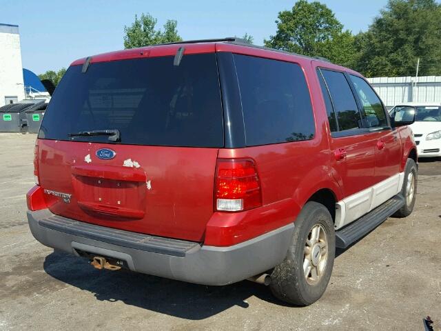 1FMPU16WX3LC18837 - 2003 FORD EXPEDITION RED photo 4