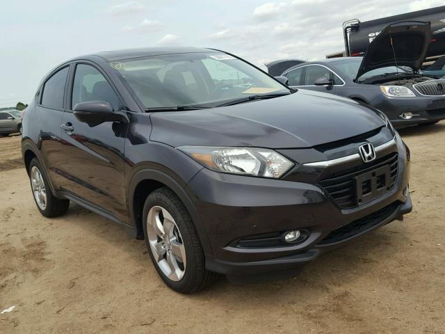 3CZRU6H52HM714908 - 2017 HONDA HR-V EX GRAY photo 1