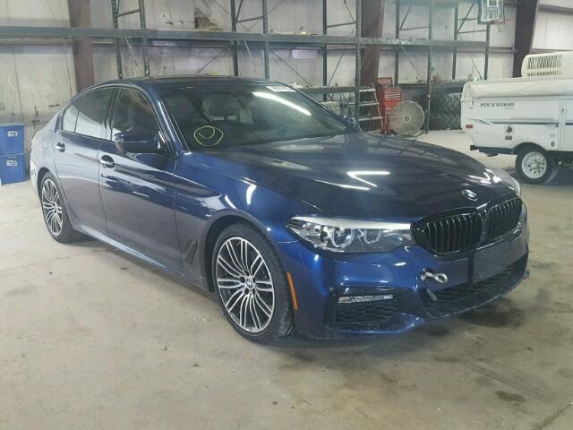 WBAJE7C51JWC56149 - 2018 BMW 540 XI BLUE photo 1