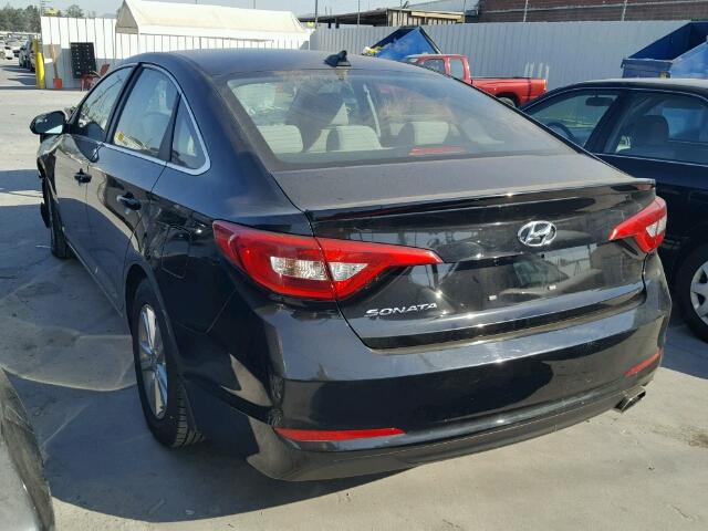 5NPE24AF2GH355887 - 2016 HYUNDAI SONATA SE BLACK photo 3