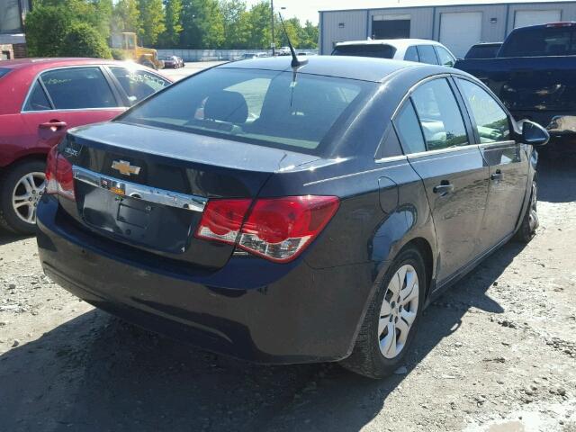 1G1PC5SH2C7237373 - 2012 CHEVROLET CRUZE BLACK photo 4