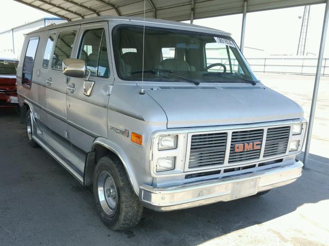 1GDEG25F3F7521767 - 1985 GMC RALLY WAGO SILVER photo 1