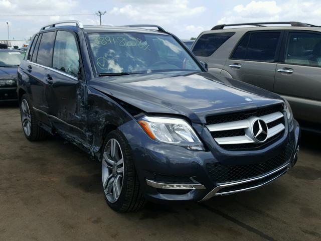 WDCGG8JBXFG345880 - 2015 MERCEDES-BENZ GLK 350 4M BLUE photo 1