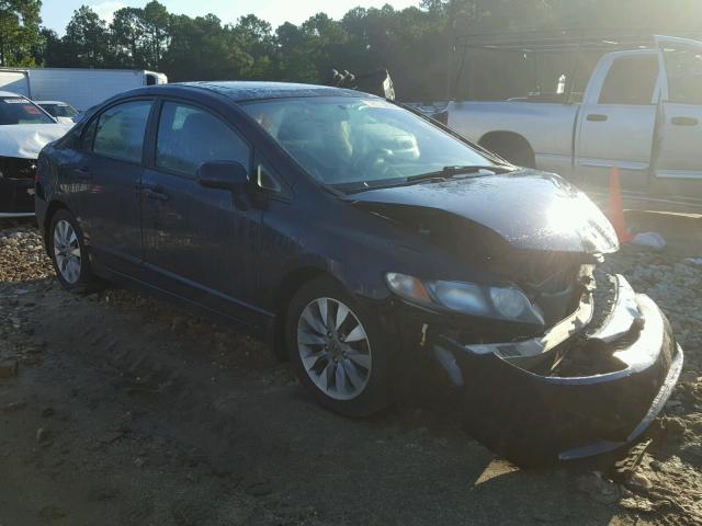 19XFA1F94BE004923 - 2011 HONDA CIVIC EXL BLUE photo 1
