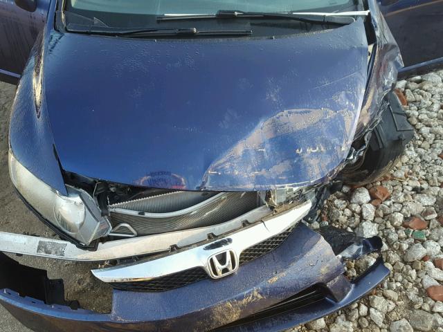 19XFA1F94BE004923 - 2011 HONDA CIVIC EXL BLUE photo 7