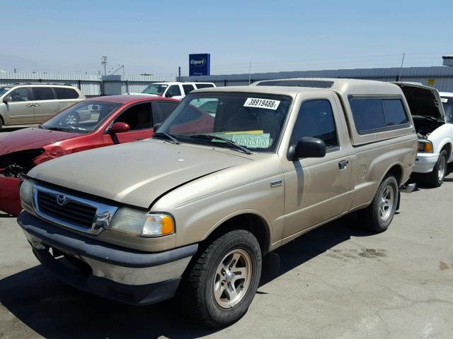 4F4YR12C1YTM22284 - 2000 MAZDA B2500 GOLD photo 2