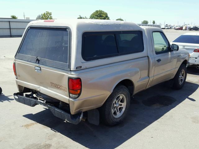 4F4YR12C1YTM22284 - 2000 MAZDA B2500 GOLD photo 4