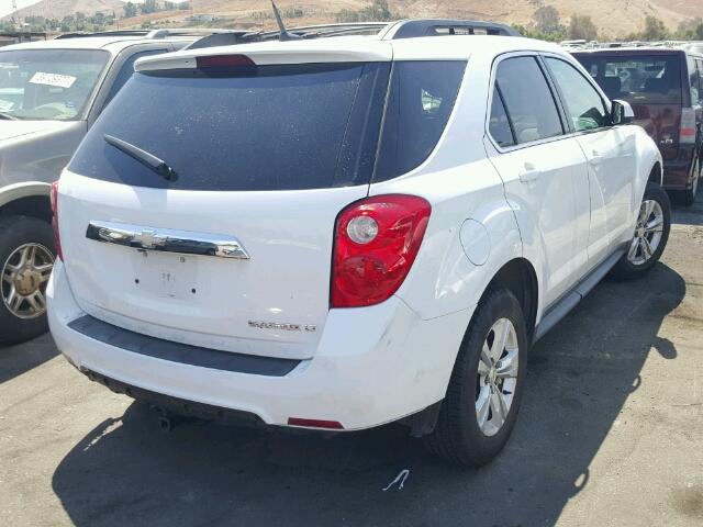 2GNALPEK7C6365079 - 2012 CHEVROLET EQUINOX LT WHITE photo 4