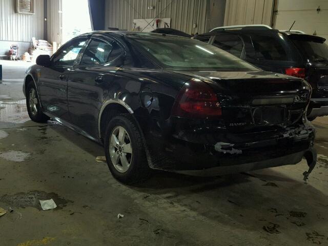 2G2WP522851214025 - 2005 PONTIAC GRAND PRIX BLACK photo 3