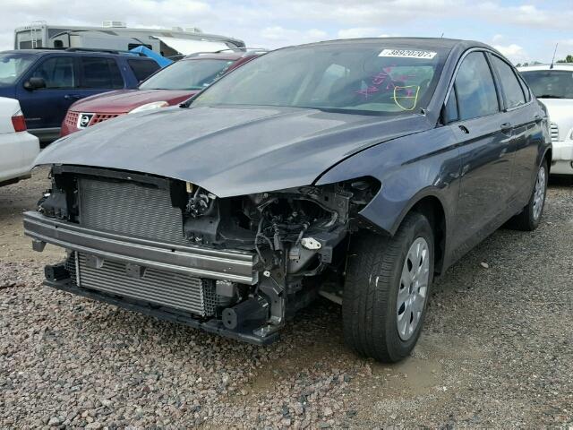 3FA6P0HR3DR153296 - 2013 FORD FUSION SE SILVER photo 2