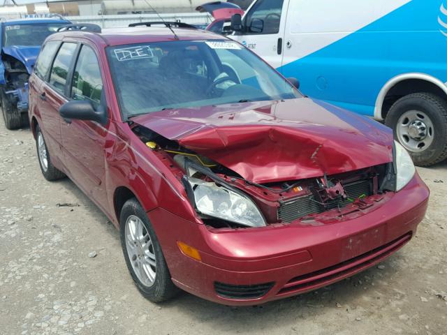 1FAFP36N75W270301 - 2005 FORD FOCUS ZXW MAROON photo 1